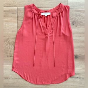 LOFT Salmon Sleeveless Top Size S